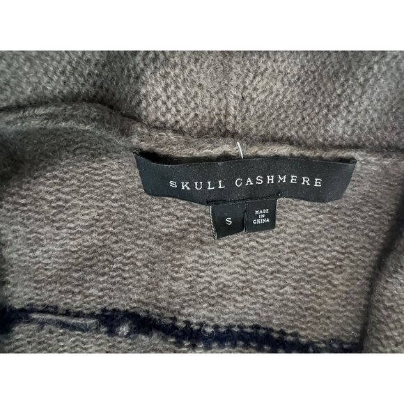 Skull Cashmere Jansen Sweater in Porcupine/Navy Eye Graphic - Picture 6 of 6
